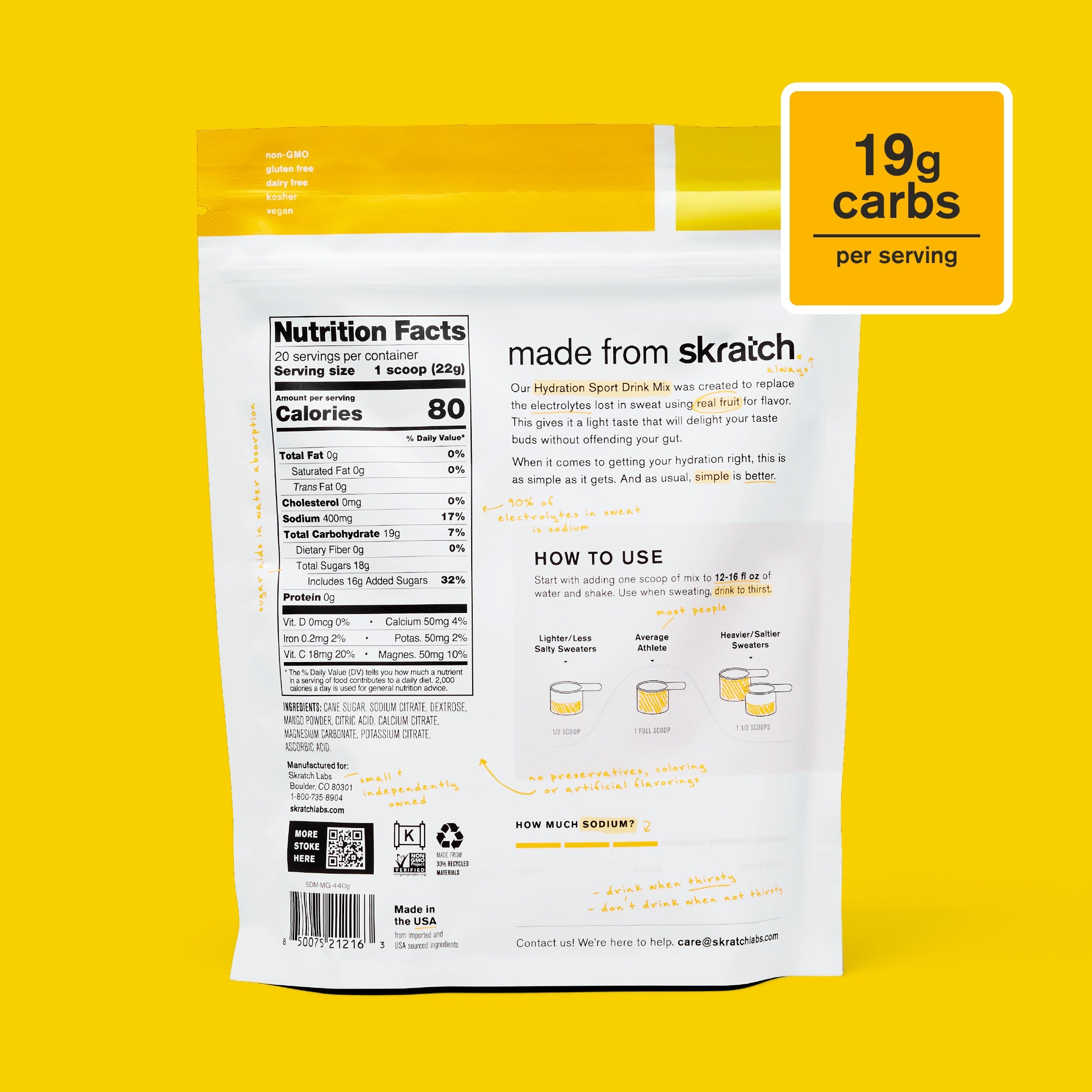 Hydration Sport Drink Mix