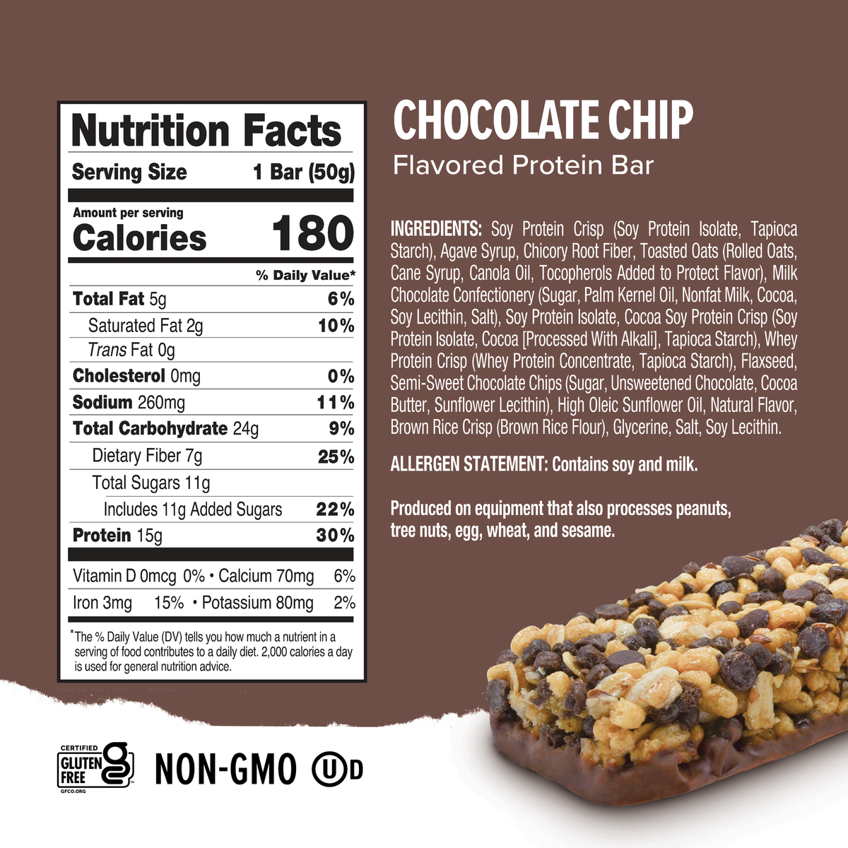 Ready Clean Protein Bar - Chocolate Chip