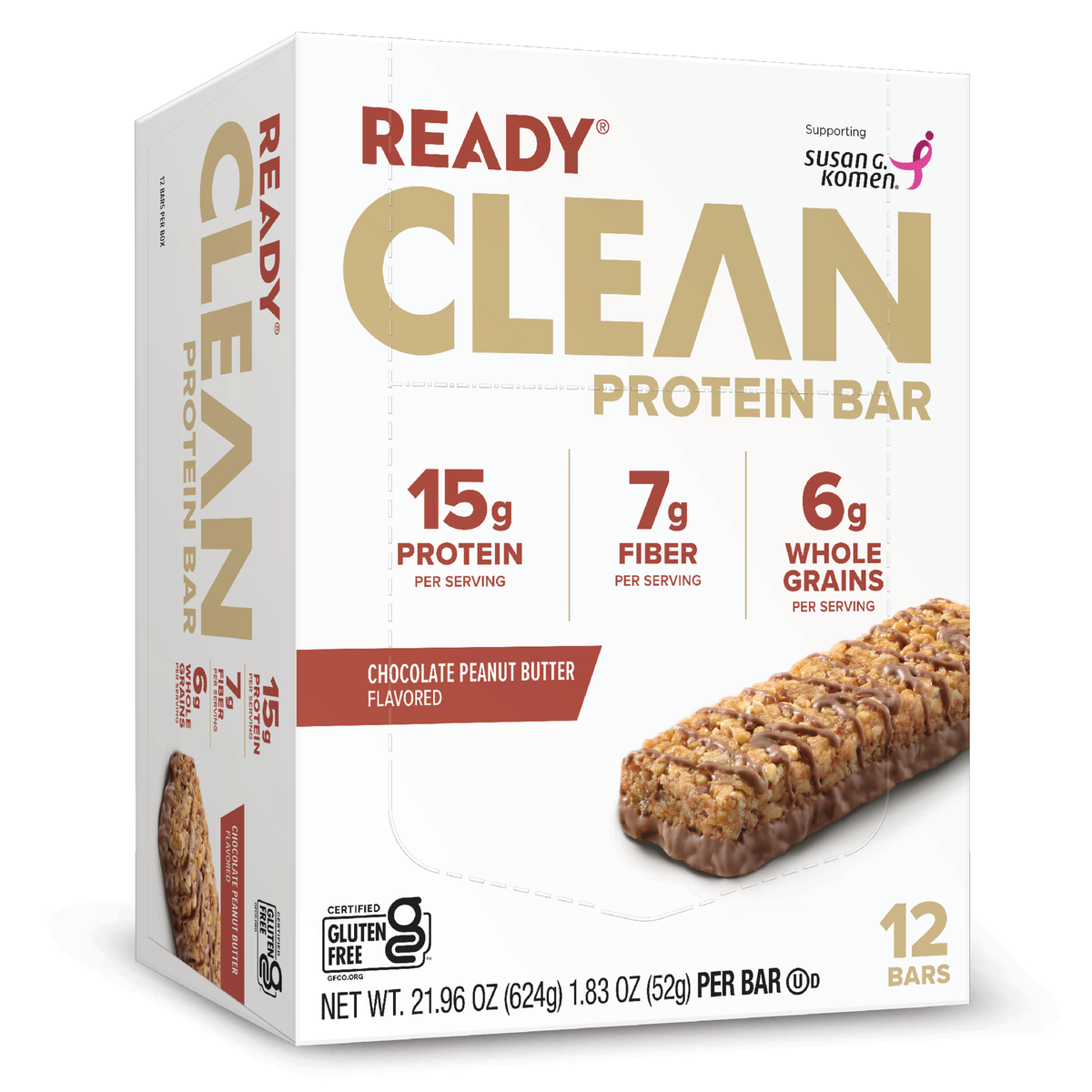 Ready Clean Protein Bar - Chocolate Peanut Butter (NSF Certified for Sport)