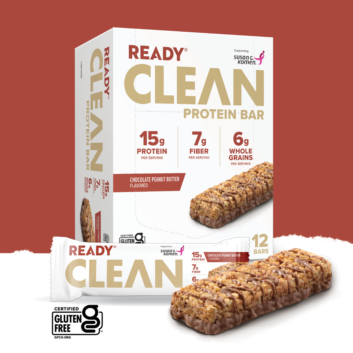 Ready Clean Protein Bar - Chocolate Peanut Butter (NSF Certified for Sport)
