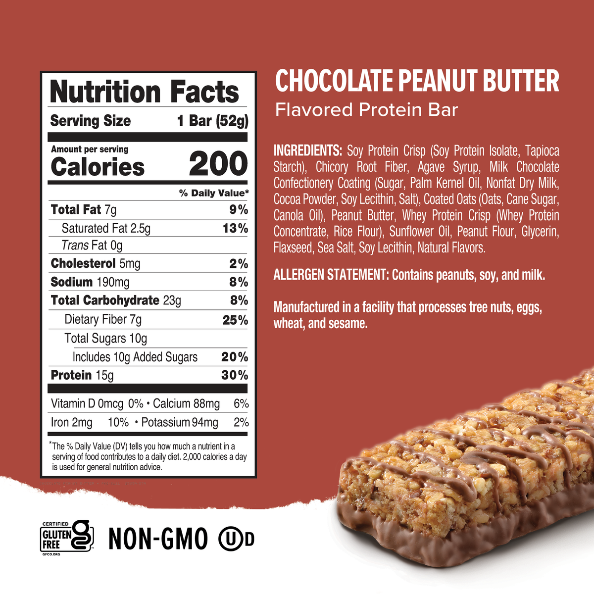 Ready Clean Protein Bar - Chocolate Peanut Butter