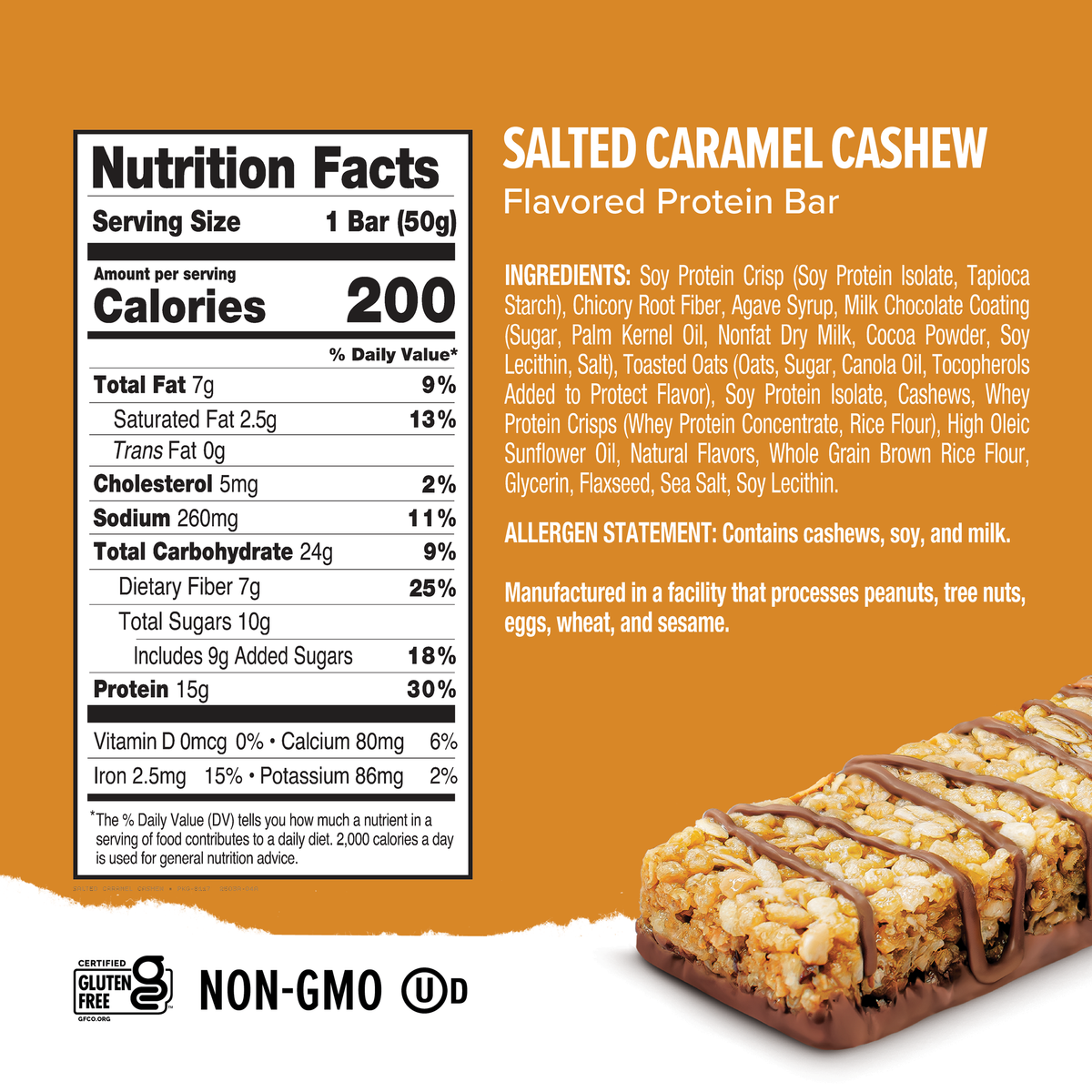 Ready Clean Protein Bar - Salted Caramel Cashew