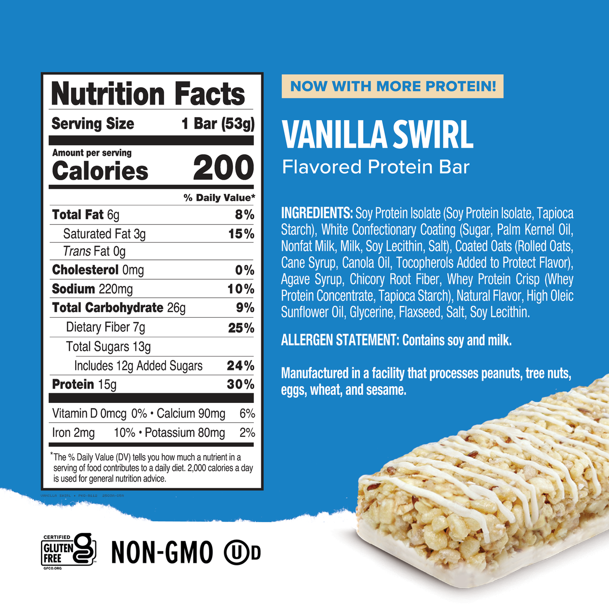 Ready Clean Protein Bar - Vanilla Swirl