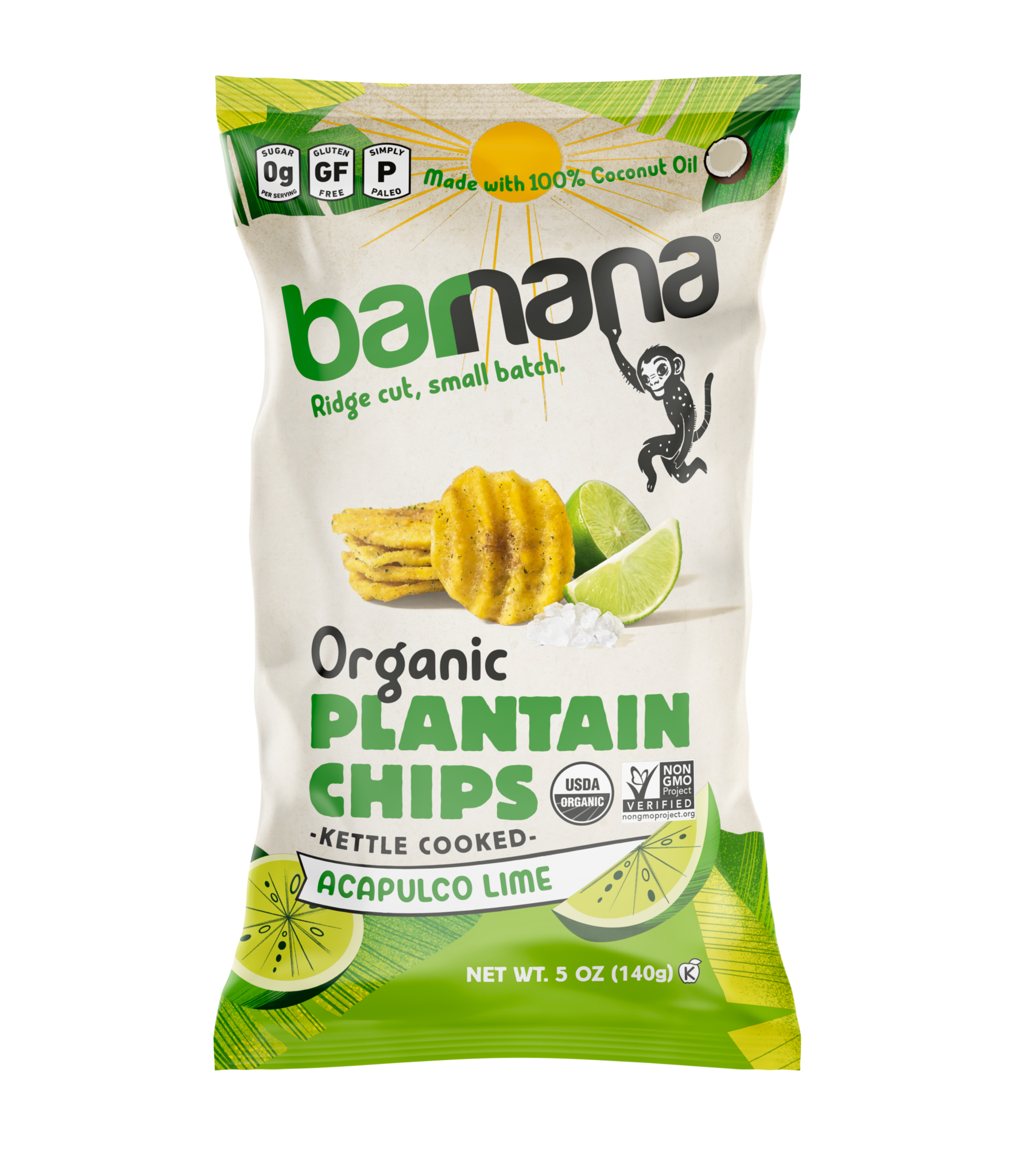 (6 Pack) Acapulco Lime Plantain Chips 5oz.