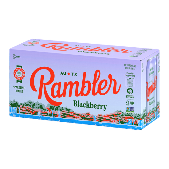 Blackberry Sparkling Water 8 Pack