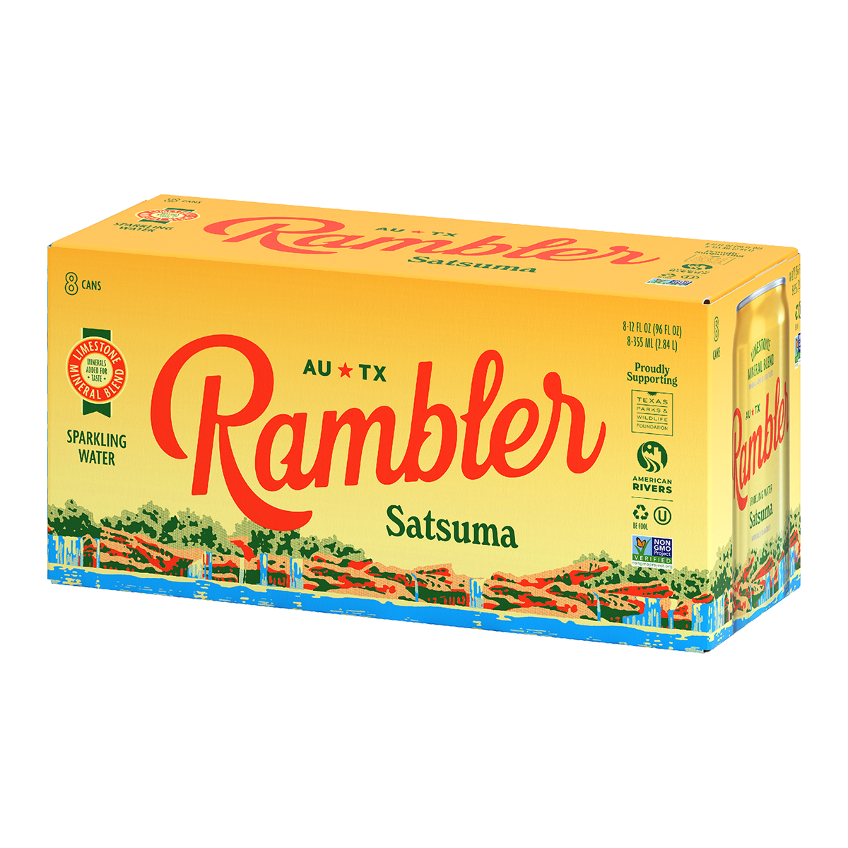 Satsuma Sparkling Water 8 Pack