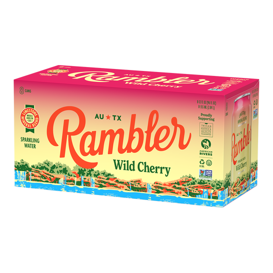Wild Cherry Sparkling Water 8 Pack