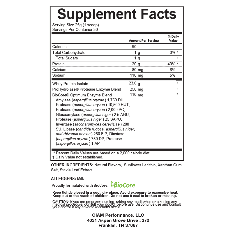 Whey Protein - Vanilla (Wholesale)