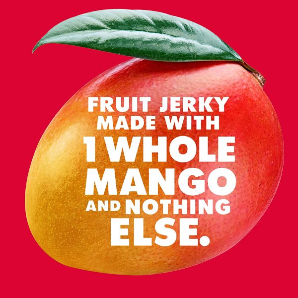 Solely Organic Mango Fruit Jerky Strip 0.8oz PS (12ct)