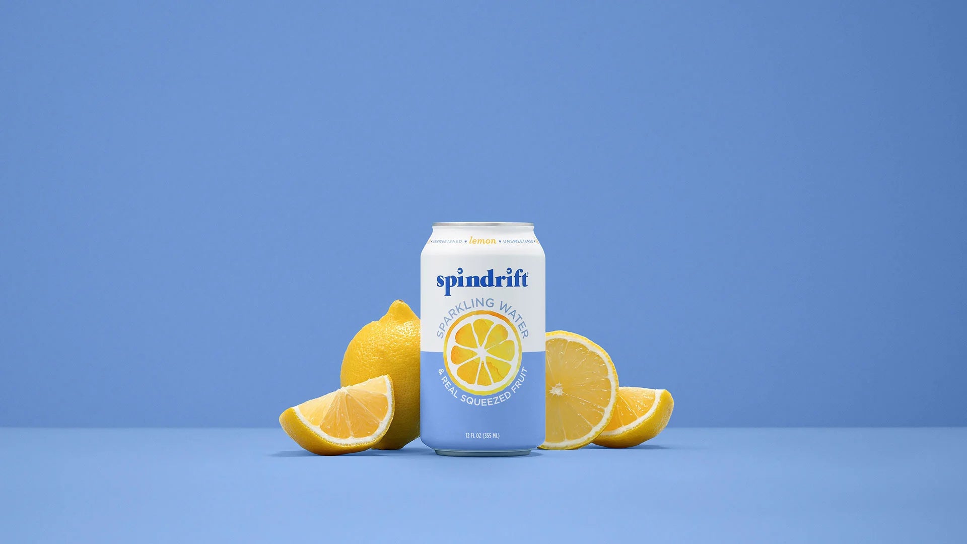 Spindrift Sparkling Water, Lemon Flavored, Made with Real Squeezed Fruit (24 Pack)