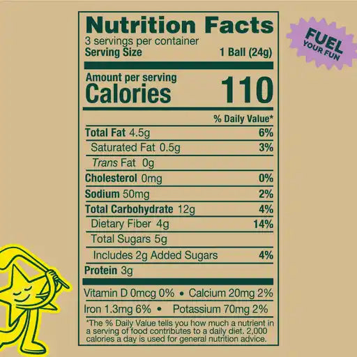 BUNCHIES Energy Balls – Vanilla Almond (75 single serves)