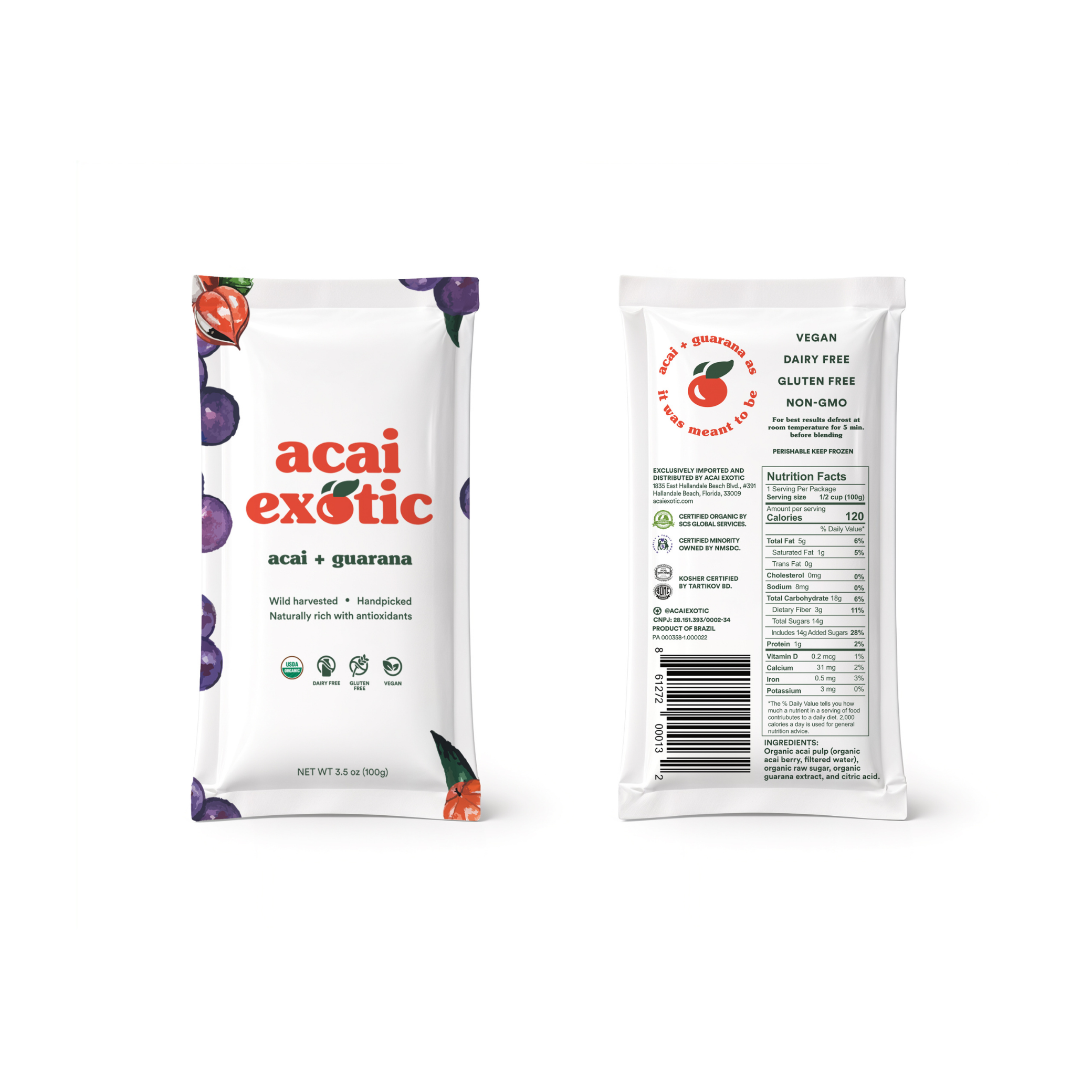 Acai Exotic Acai + Guarana Retail Case - Wholesale